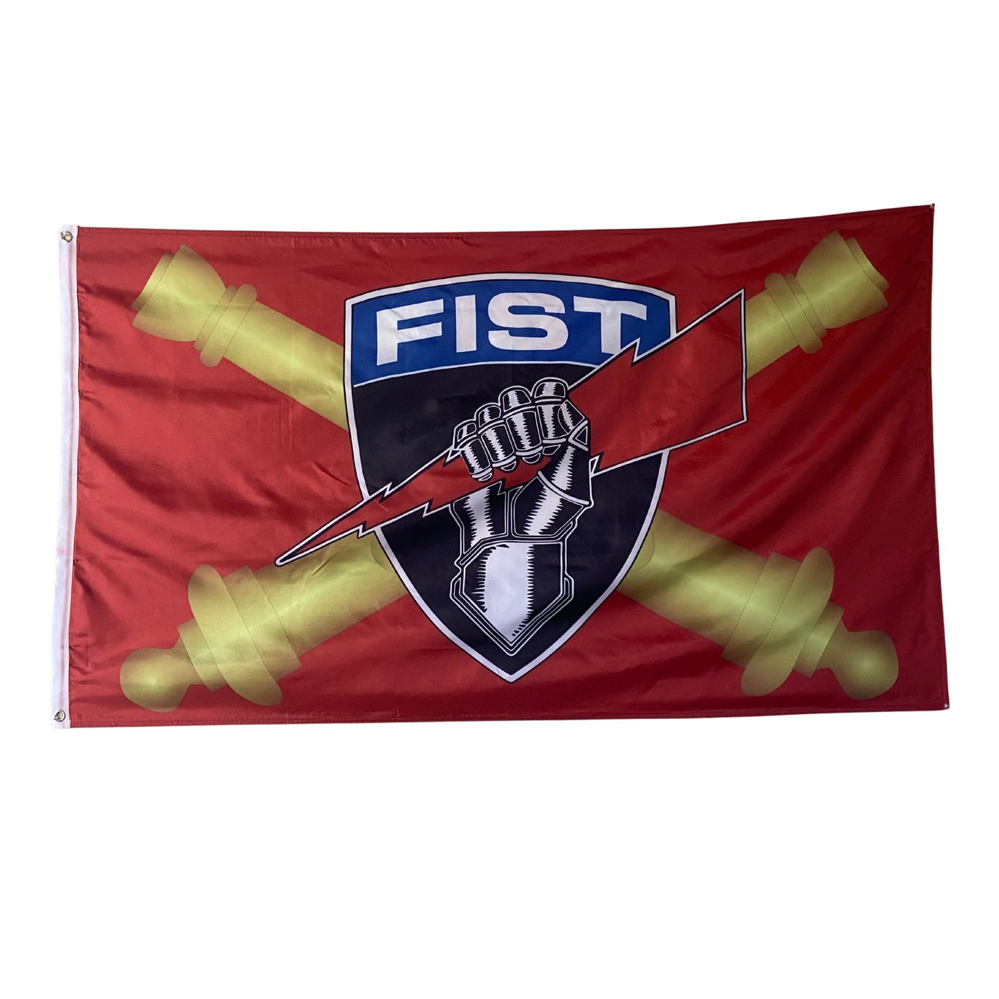 US Army FIST Cross Cannons Flag